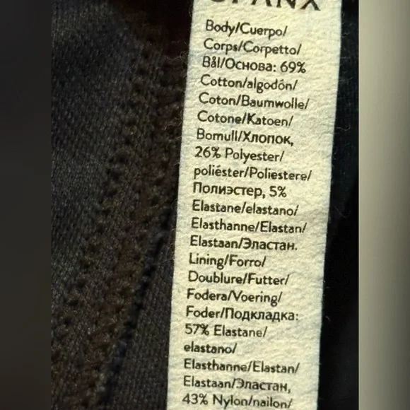 SPANX High Rise Dark Indigo Women's Cotton blend Jeans/Jeggings. Size XL - Picture 5 of 12